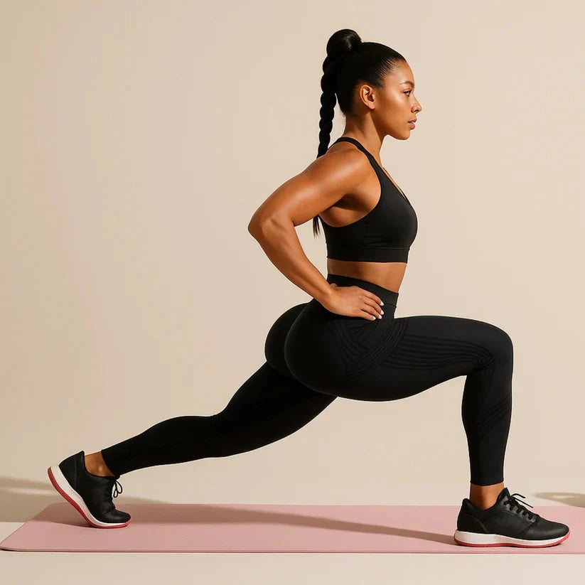 3D Anti Cellulite Leggings - Schwarz