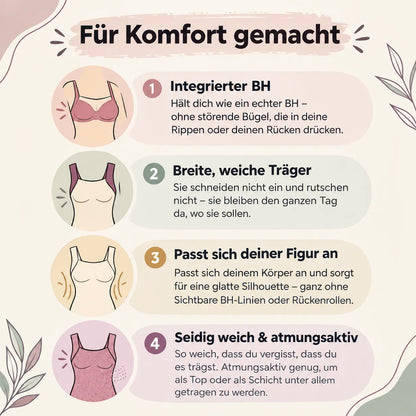 Komfort-Shaper-Tanktop mit integriertem BH