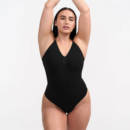 3D Bodysuit Sculpting Shapewear mit Slip