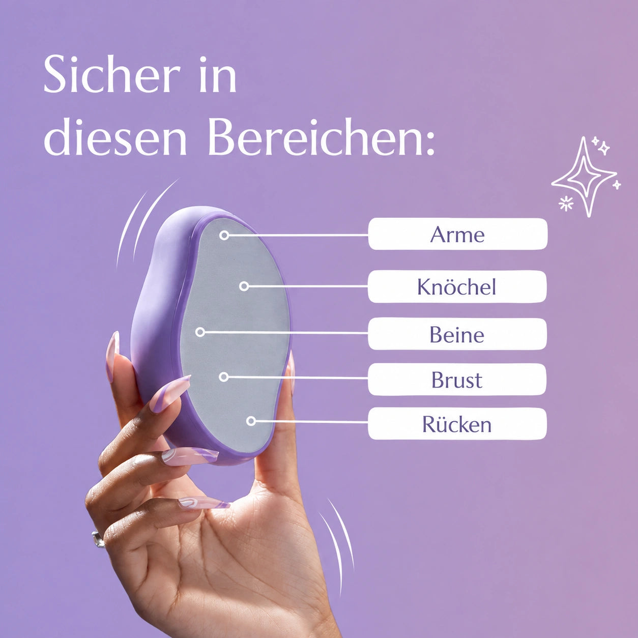 Kristall-Haarentferner