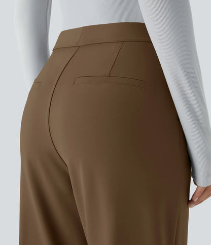 Arbeitshose mit hoher Taille und Taschen