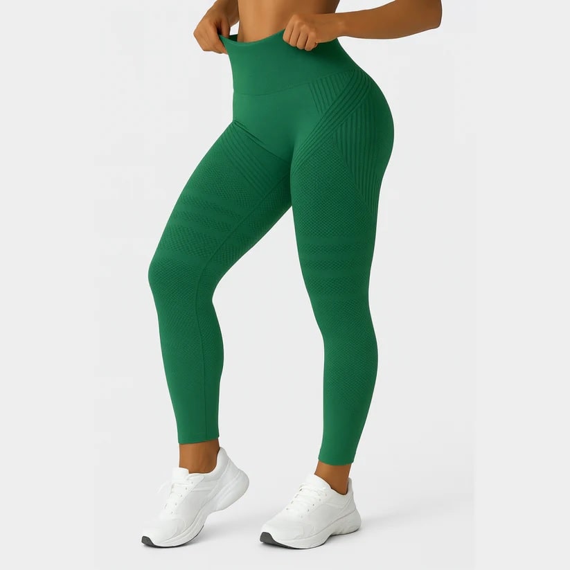 3D Anti Cellulite Leggings - Schwarz