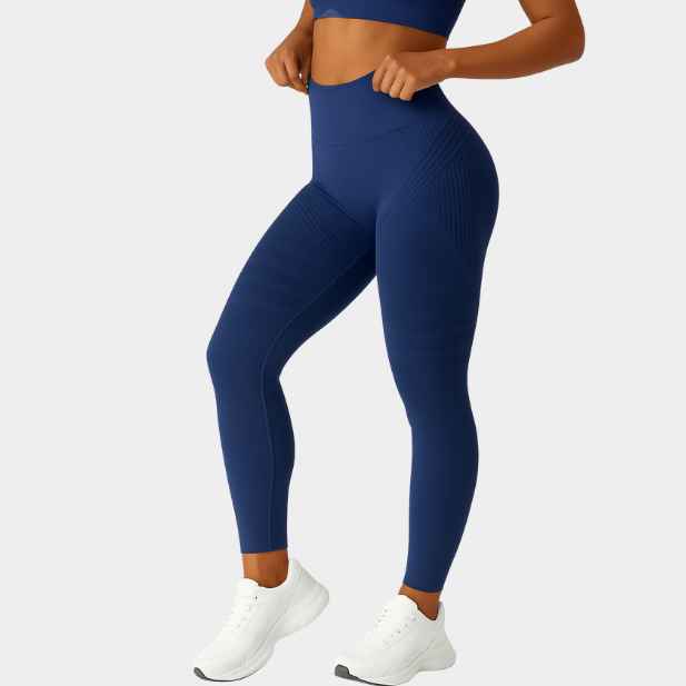 3D Anti Cellulite Leggings - Schwarz