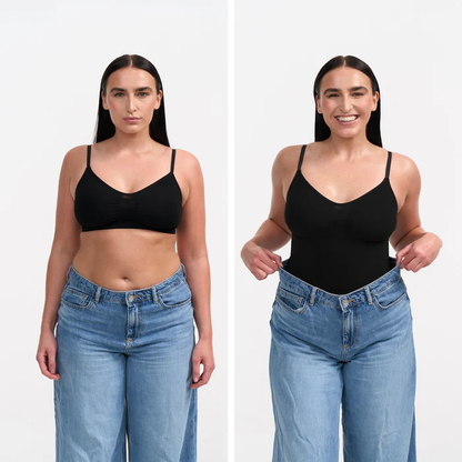 3D Bodysuit Sculpting Shapewear mit Slip