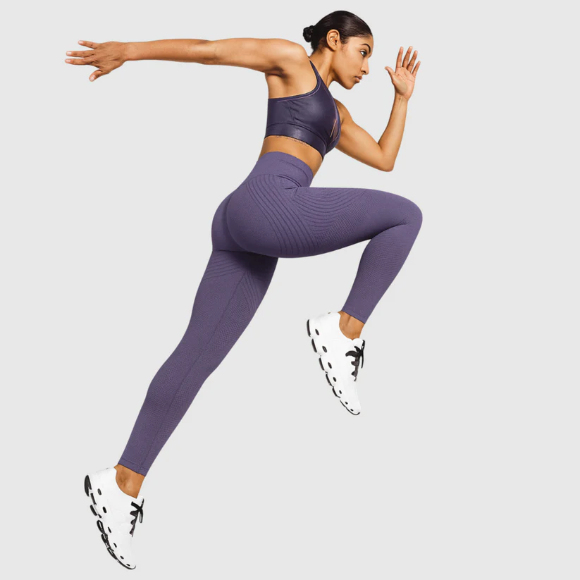 3D Anti-Cellulite-Leggings - Lila