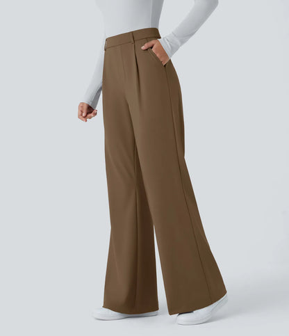 Arbeitshose mit hoher Taille und Taschen