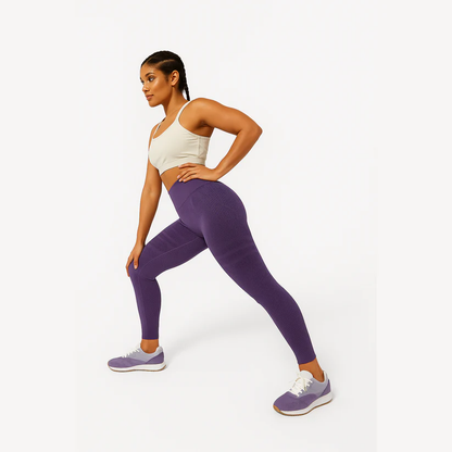 3D Anti-Cellulite-Leggings - Lila