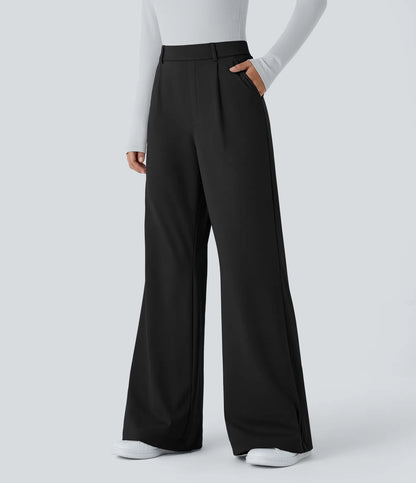 Arbeitshose mit hoher Taille und Taschen