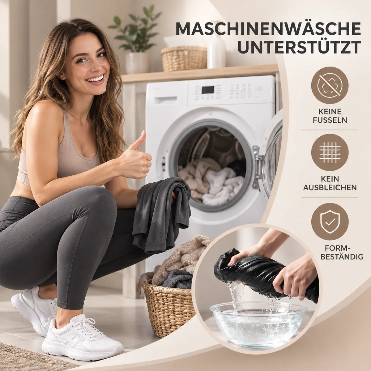 Shapingleggings Sport Leggings mit Taschen