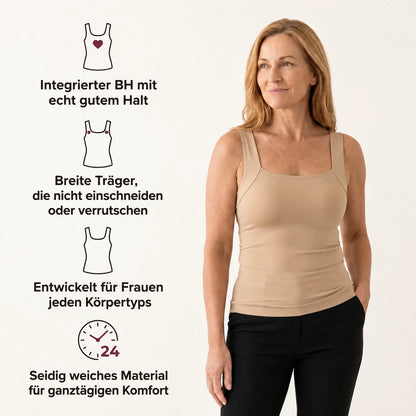 Komfort-Shaper-Tanktop mit integriertem BH