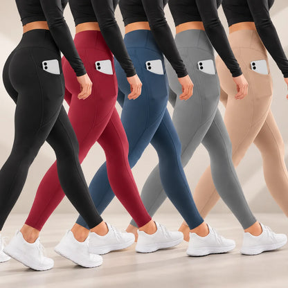 Shapingleggings Sport Leggings mit Taschen