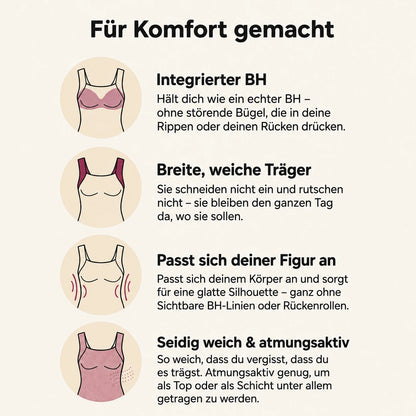 Komfort-Shaper-Tanktop mit integriertem BH