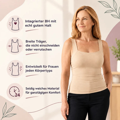 Komfort-Shaper-Tanktop mit integriertem BH