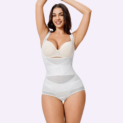 Atmungsaktiver Shapewear-Body mit Bauchkontrolle & Po-Lifting