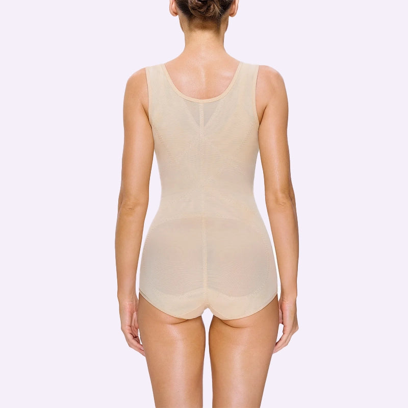 Atmungsaktiver Shapewear-Body mit Bauchkontrolle & Po-Lifting