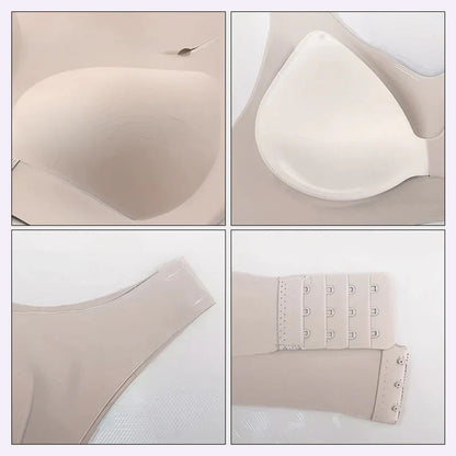 Front Closure Cross-Back Wireless Posture Bra