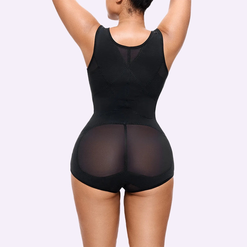 Atmungsaktiver Shapewear-Body mit Bauchkontrolle & Po-Lifting
